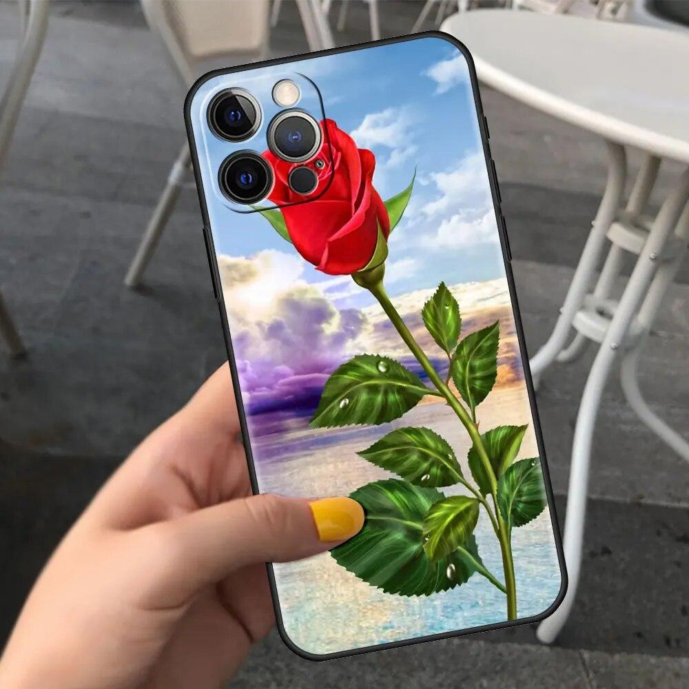 

Роскошный чехол для телефона с розами и цветами для iPhone Samsung Galaxy Redmi Xiaomi Oppo OnePlus Note SA 7 8 9 10 11 12 13 14 20 21 22 23 53 54 Pro Max Plus Ultra Samsung Galaxy A21s