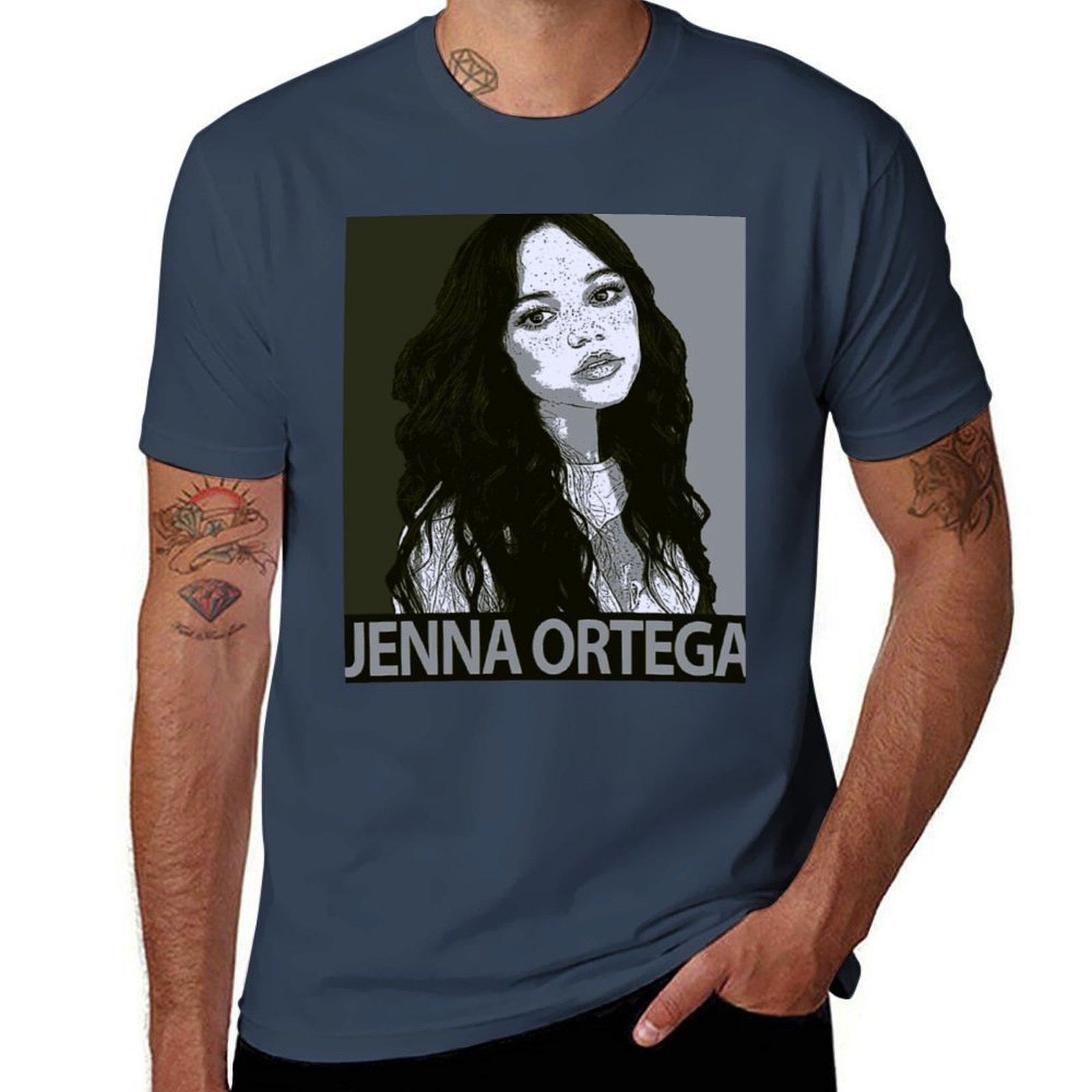Jenna Ortega Tshirt Sporty Breathable Short Sleeve Tshirt S