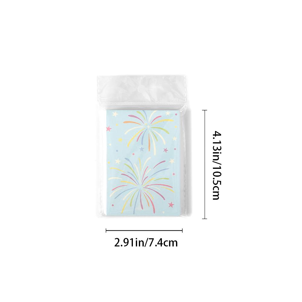 80 Blatt Rainbow Rhythm Koreanischer Stil Minimalistisches Notizbuch mit dekorativem Hintergrundpapier kompatibel mit M5-Innenseiten