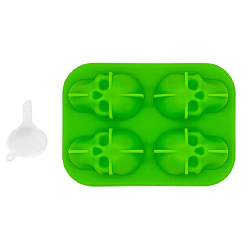 3D Skull Silicone Mold I Cube Tray Mould I Cube Maker I Ball Mold Whiskey Wine Cocktail I Cube I Ball Mold