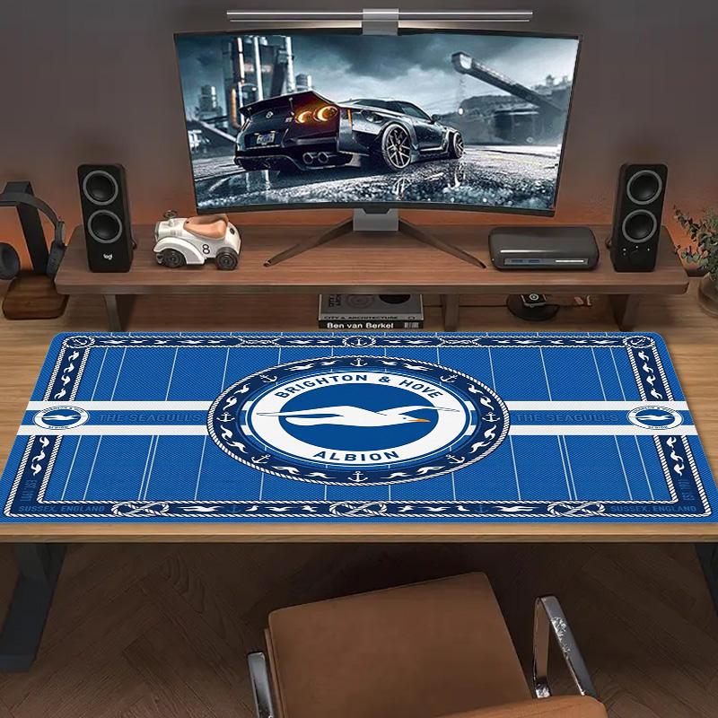 Brighton & Hove Albion Color Mouse Pad Large Gaming Table Cushion Non-slip Laptop Tablet Big Mousepad XXL Mat Mini PC Playmat With Lock Edge