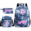 Spielwaren Aphmau Schultasche Cartoon Rucksack Federmäppchen Umhängetasche Dreiteiliges Set