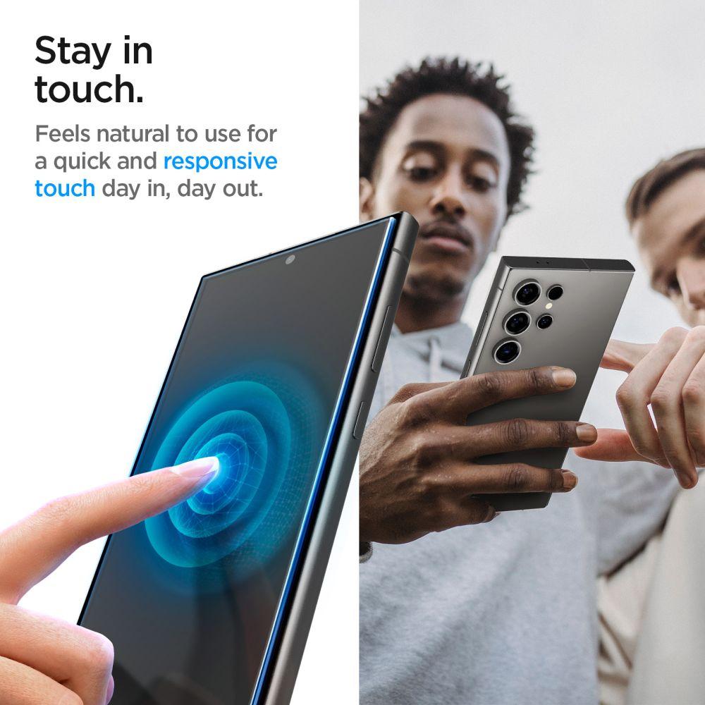Szkło Hartowane Spigen Glas.tr Ez Fit 2-Pack Galaxy S24 Ultra Privacy