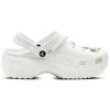 Crocs Classic Platform Clog Starburst EVA for Love Full of Love Fashion One Kick Gift Box Hole Shoes Unisex White