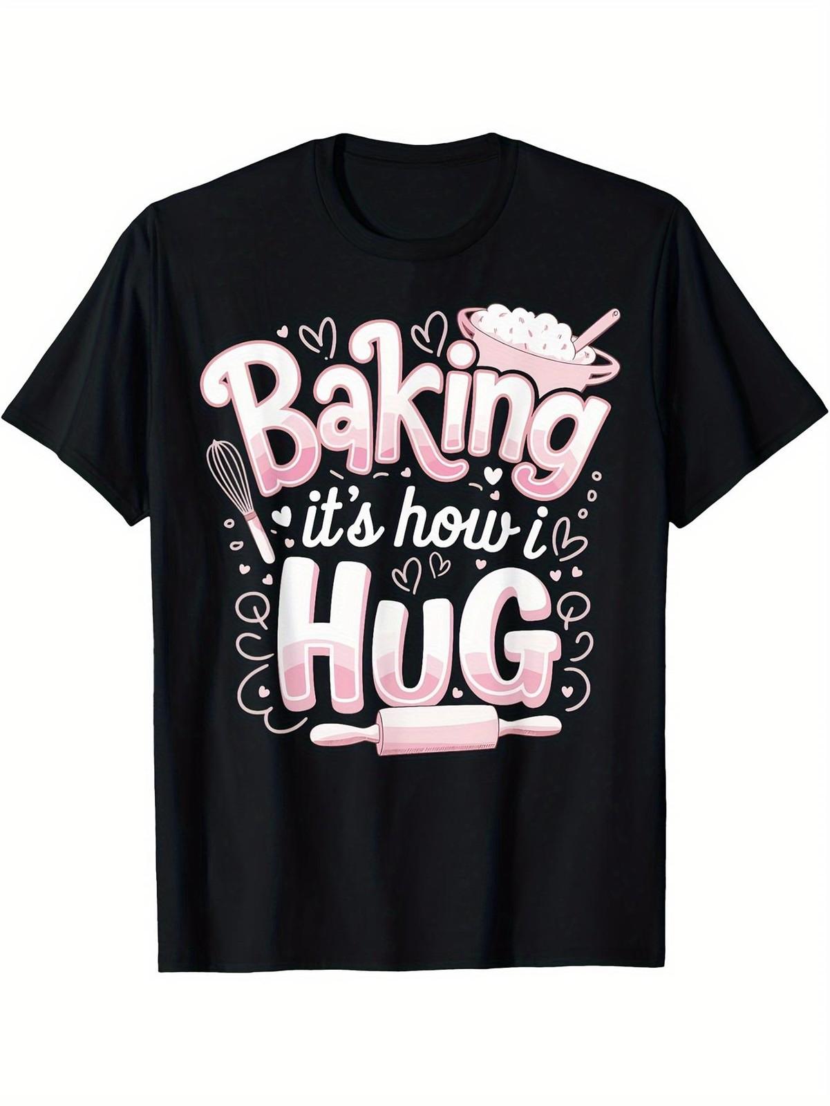 

Men S Baking Quote T-Shirt - Baking Is My Way of Embracing Cupcakes Design, Bl 5XL різнокольоровий