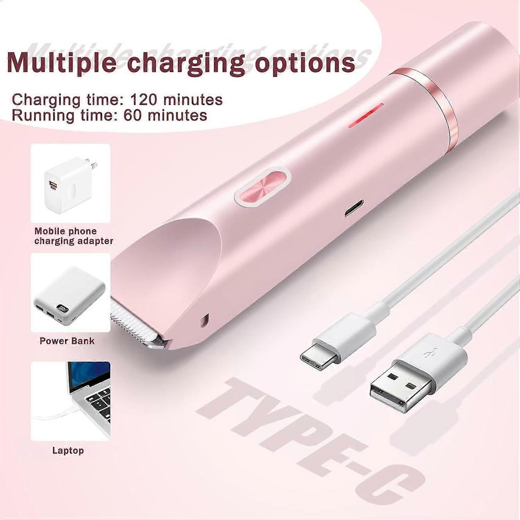 Silky Glow 2 in 1 Body Shaver and Bikini Trimmer for Women, Rechargeable Shaver with Silk Glide Pro Technology