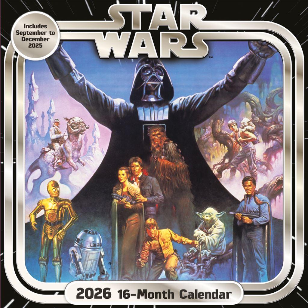 STAR WARS Classic 2026 Square Calendar