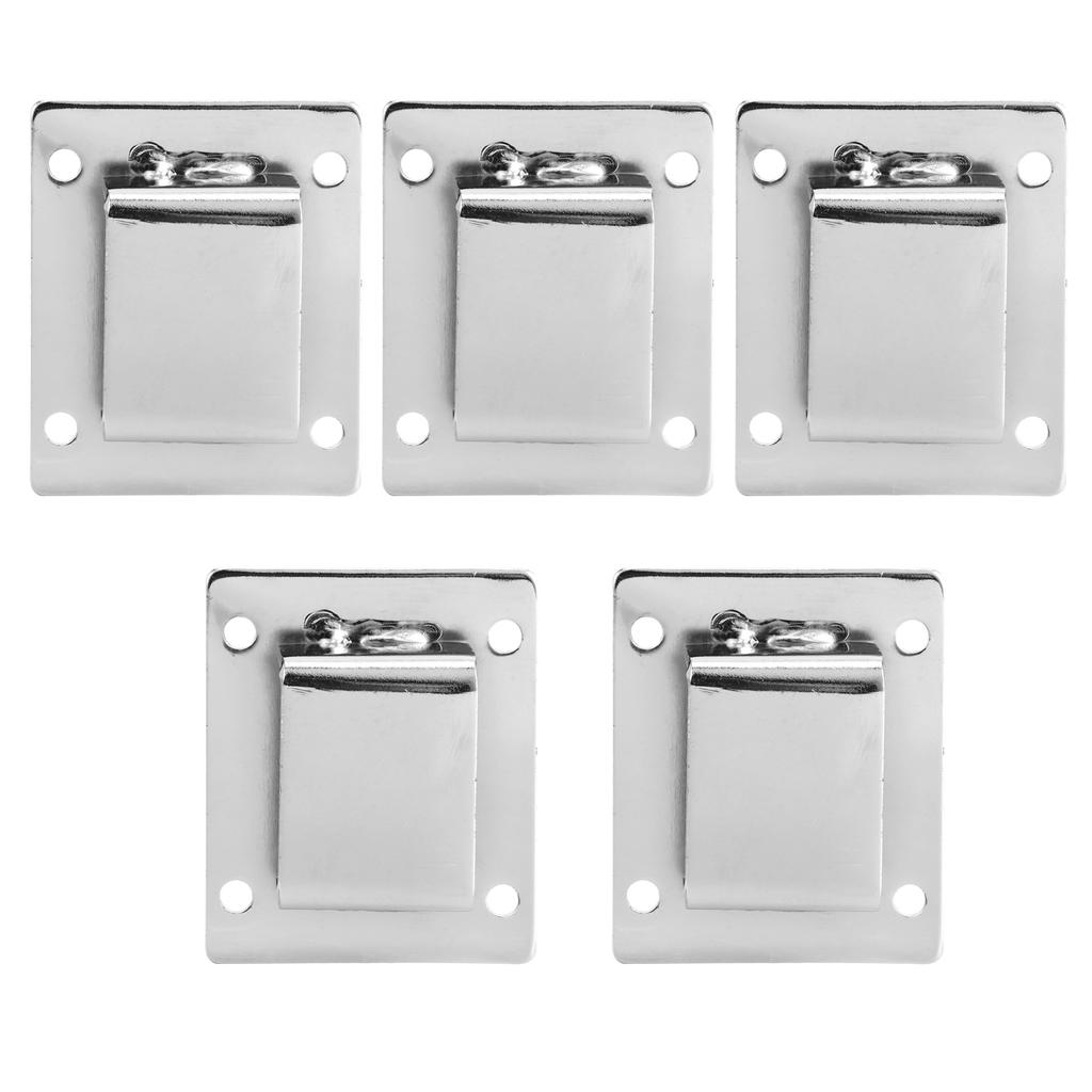 5 Stück Regalmontagehalter Aufhänger Edelstahlrohr Stütze Halter Schnalle Beschläge Silber Dichtung