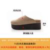 7CM thick-bottomed bag head slippers women's spring and summer 2025 new outer wear heelless slippers solid color simple style trendy