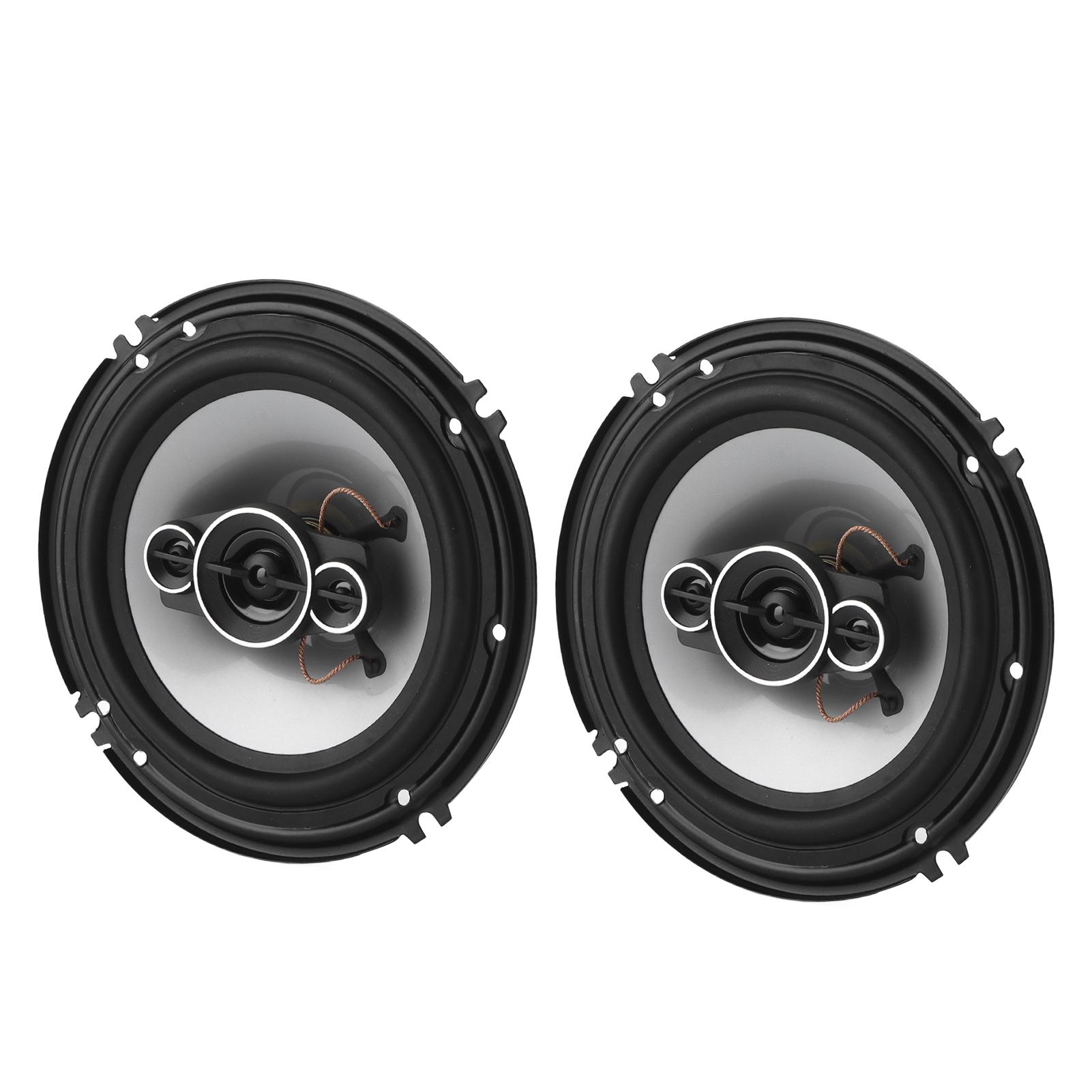 

Пара автомобильных динамиков 6,5 дюймов Полный диапазон 35 Гц–22 кГц 91 дБ 4 Ом Круглые Универсальные Влагозащищенные