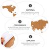 1 zestaw Cork Board Mapa świata Tablica ogłoszeń Tablice informacyjne Samoprzylepna tablica korkowa