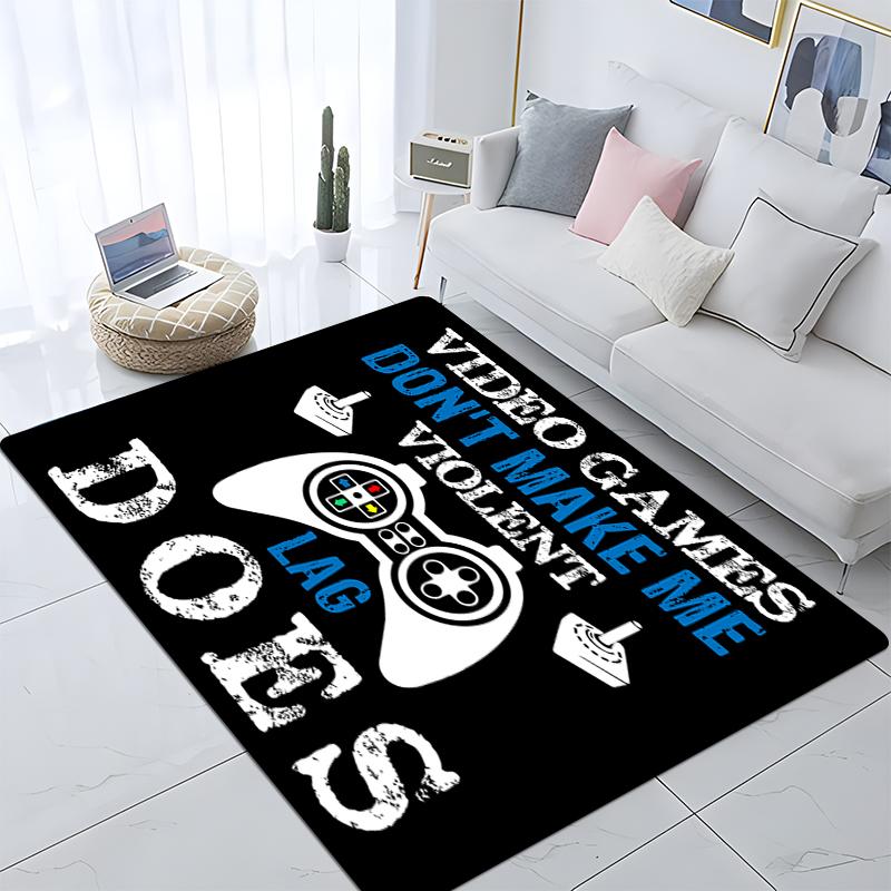 Game Handle Carpet Yoga Living Room Crawling Mat Doormat  Living Room Area Rug Games Area Washroom Floor Mat Cute Rug Doormat