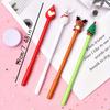 100pcs Cute Cartoon Neutral Pen Kawaii Writing Pen HB Drawing Wooden Pencils Student School Stationery Supplies Many Kinds of Cutie Lime Unicorn