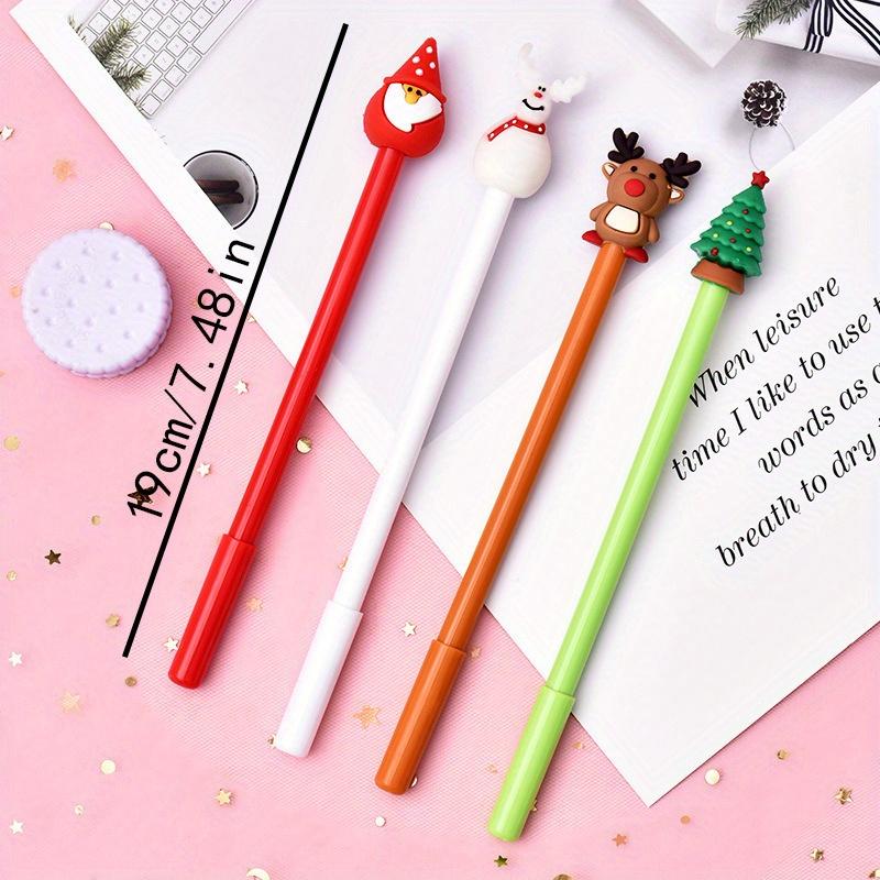 100pcs Cute Cartoon Neutral Pen Kawaii Writing Pen HB Drawing Wooden Pencils Student School Stationery Supplies Many Kinds of Cutie Lime Unicorn