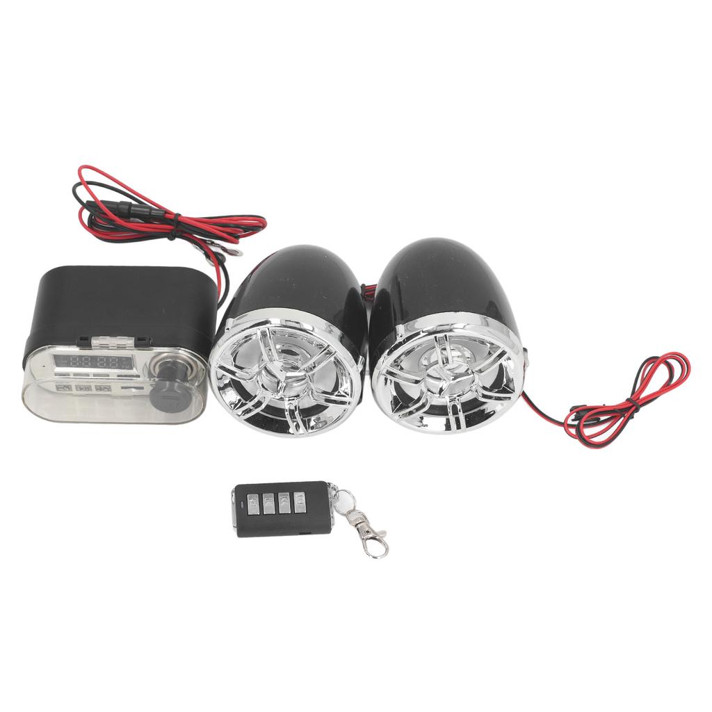 Waterproof Bluetooth Motorcycle Speaker Multifunction Fast Charging Usb Phone Charger with Cigar Lighter Socket
