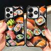 Delicious Sushi Bento Plating Phone Case For Xiaomi Redmi Note 14 15 Pro Plus 13 12 11 11S 11T 10 9S 9 5G Anti-Fall Airabag Cove