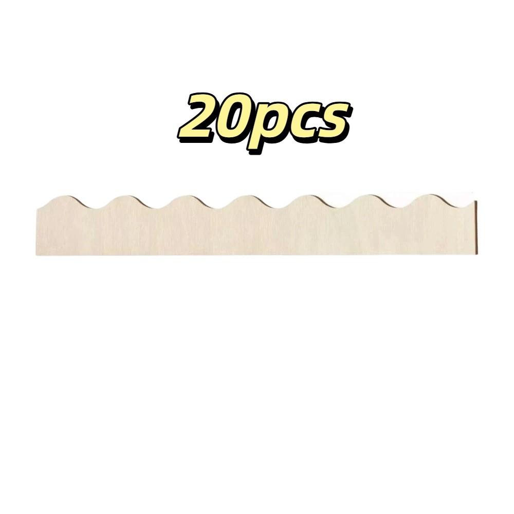 20pcs Home Improvement DIY Crafts Frame Scalloped Edge Cabinet Frame  Home Decoration