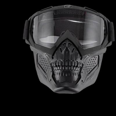 Motorcycle Goggles with Detachable Mask