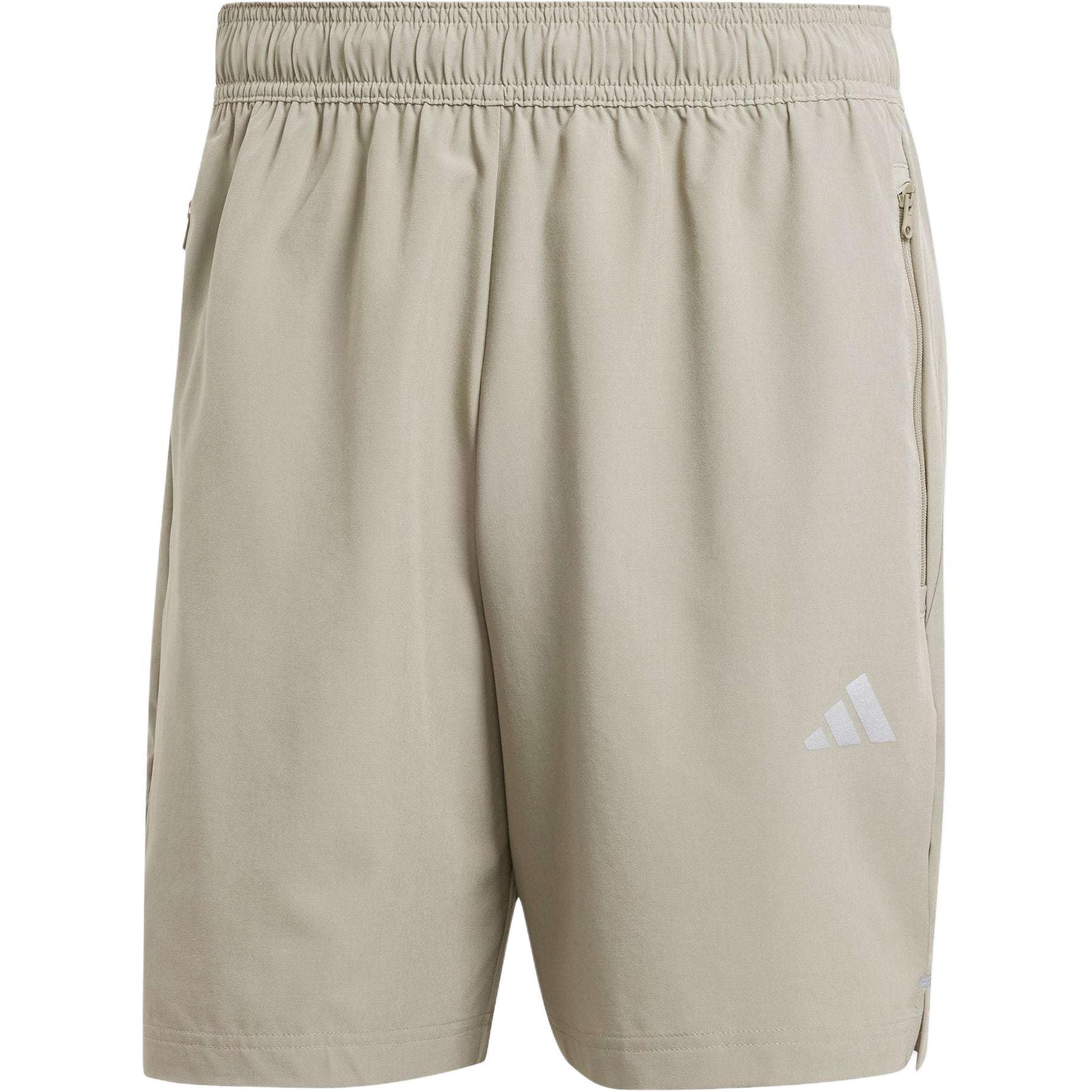 adidas Gym+ Training 3-Stripes Woven Shorts Asia Sizing Silver Pebble Men s IM7483 XS