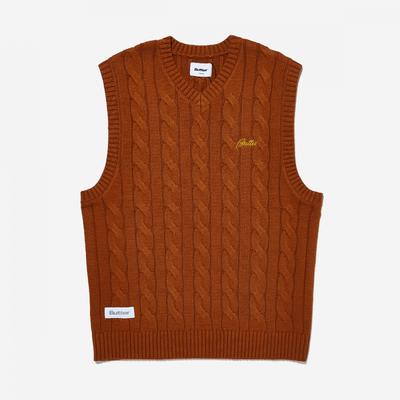 Butter Goods Kabelstrikket Vest Kabelstrikket Vest