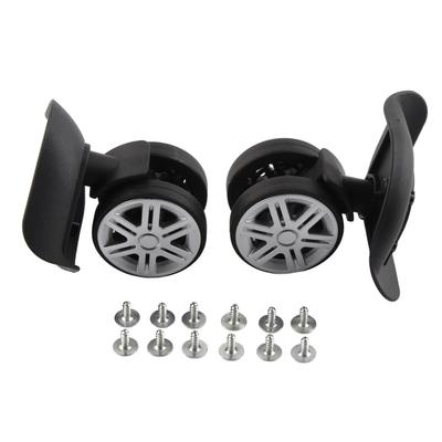 1 Pair Luggage Replacement Wheels Mute Swivel Suitcase Luggage Caster Wheels Repair Parts