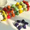 Beaded Simulation Fruit Bracelet Dopamine Summer Bohemian Jewelry  Vacation Accessories