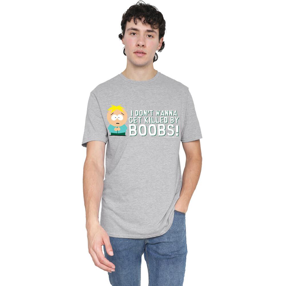 South Park Killed By Boobs T-Shirt S-5XL Athletic Heather S