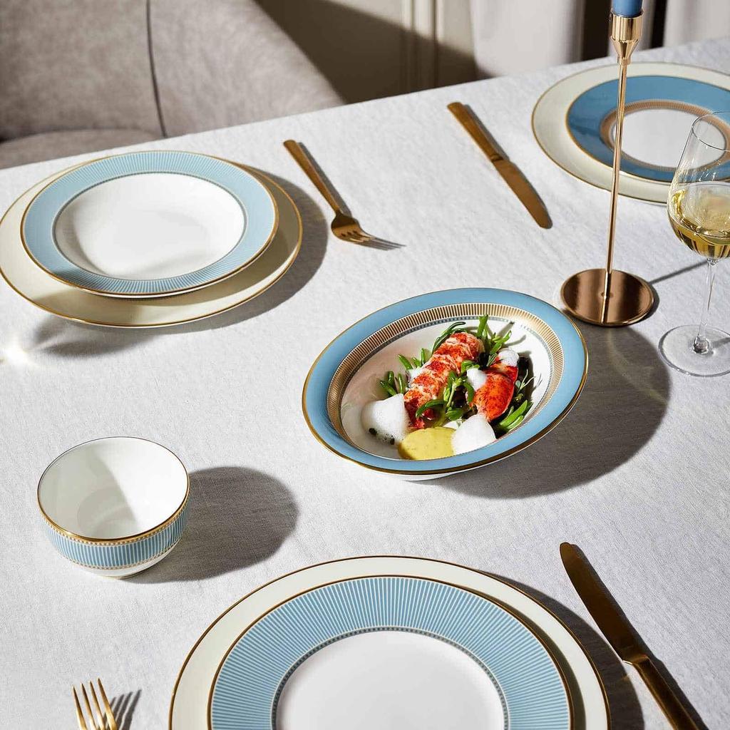 Wedgwood Helia Oval Hochzeits-Schüssel, 25cm, Geschenk, 1065296 [Offiziell Importiert]