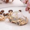 Crystal Charm Crystal Car Key Chain Mini Metal Keychain Creative Handbag Decoration Pendant  Gifts