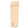 Winter Thicken Plush Warm Two Finger Socks For Women Black Nude Solid Color Snow Socks Middle Tube Split Toe Socks Sleeping Sock