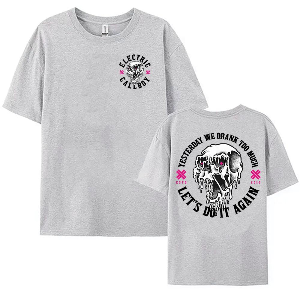 Let's Do It Again Shirt ELECTRIC CALLBOY Band T-shirt Unisex Streetwear Short Sleeve Cotton Women Tshirts Graphic Tops