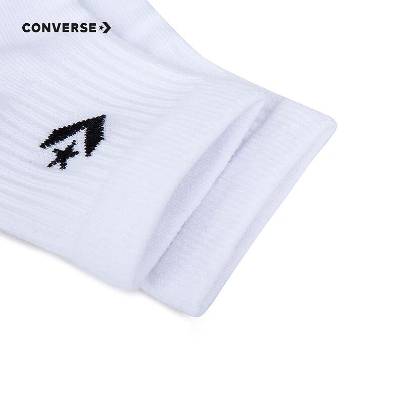 

Converse Детские дышащие хлопковые носки с манжетой, 3 пары Foot Length 18-20cm (Ages 5-7)