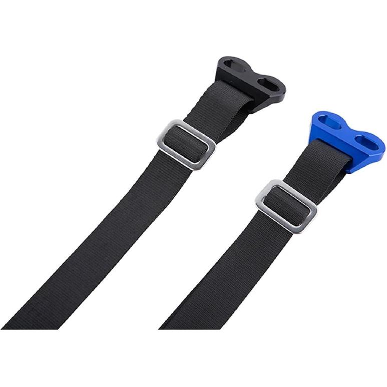 Motorcycle Universal Seat Rescue Belt Cushion Rear Lift Strap Pull Sling Compatible with Yamaha Kawasaki Dirt Pit Bike MX Enduro(Rear Blue)