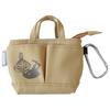 Moomin Mini Tote Key Case Little My Beige