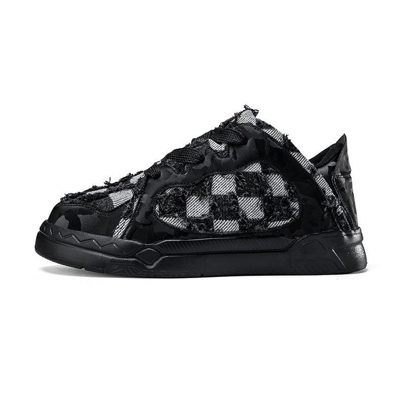 

Spring new low-top casual board shoes men s niche versatile sports couple shoes women 36 чёрный