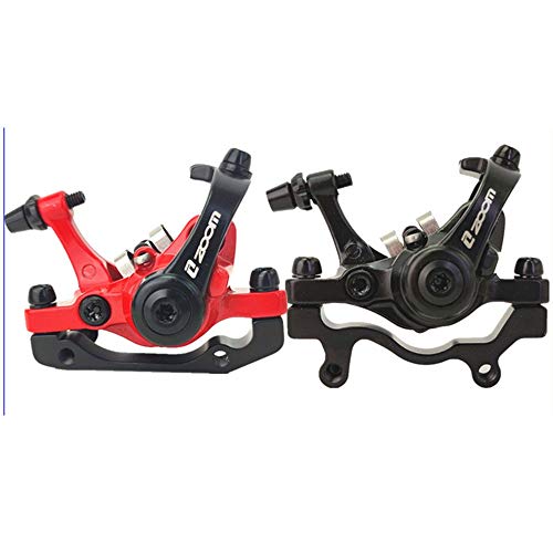 QIRUN ZOOM Aluminum Alloy Bicycle Rear Disc Brakes for Mountain Road MTB Bikes, Mechanical Caliper Disc Brakes, Cycling, Double Brakes, Front and Rear