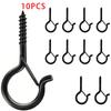 10Pcs/25Pcs/40Pcs Q-Type Hooks |   Easy To Release, With A Safety Buckle Design, Suitable For Hanging Outdoor Halloween String Lights, Plant Baskets