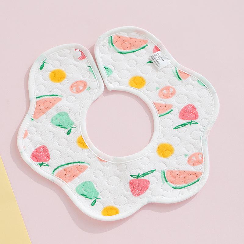 Pure Cotton Waterproof Baby Bibs for Boys - Newborn Feeding Drool Bibs