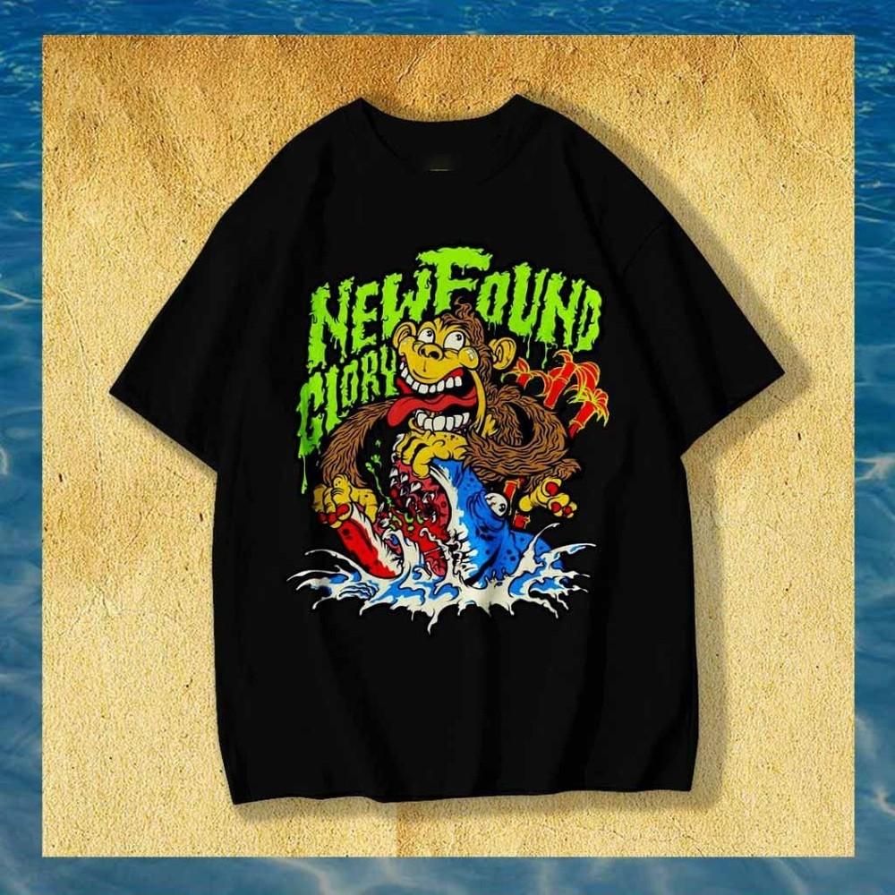 NEW FOUND GLORY T-SHIRT Short Sleeve Adult EN553 Unisex T-Shirt XXXL