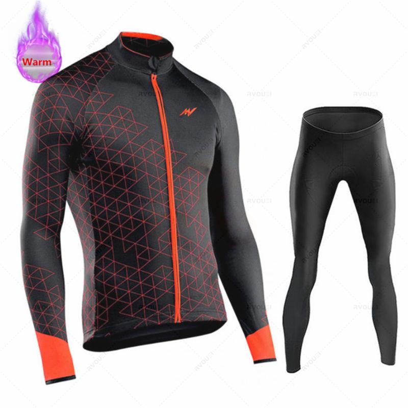 2026 Winter Velvet Warm Morvelo Cycling Jersey Sets Men Thermal Fleece Bicycle Clothing Road Bike Shirt MTB Uniform Ropa Ciclismo Warm Bib Pants