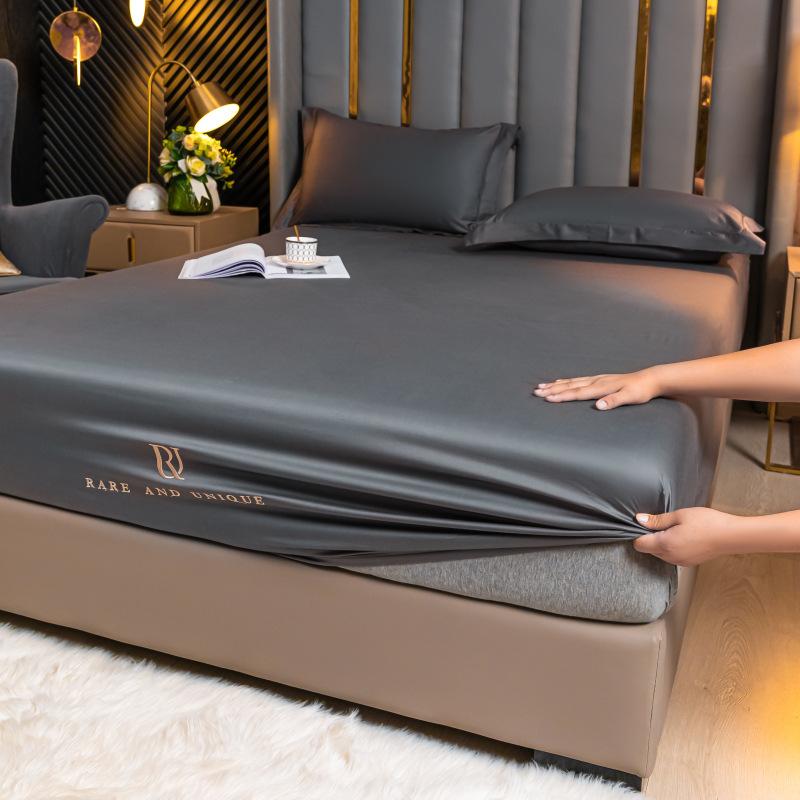 

Высококачественная простыня из конского хлопка 100S, комплект из трех предметов, полностью завернутый, ультрамягкий итальянский легкий роскошный чистый хлопок для матери и ребенка, класс А