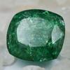12.55 Ct Cushion Cut  Loose Gemstone Natural Green Emerald CERTIFIED AR-2736