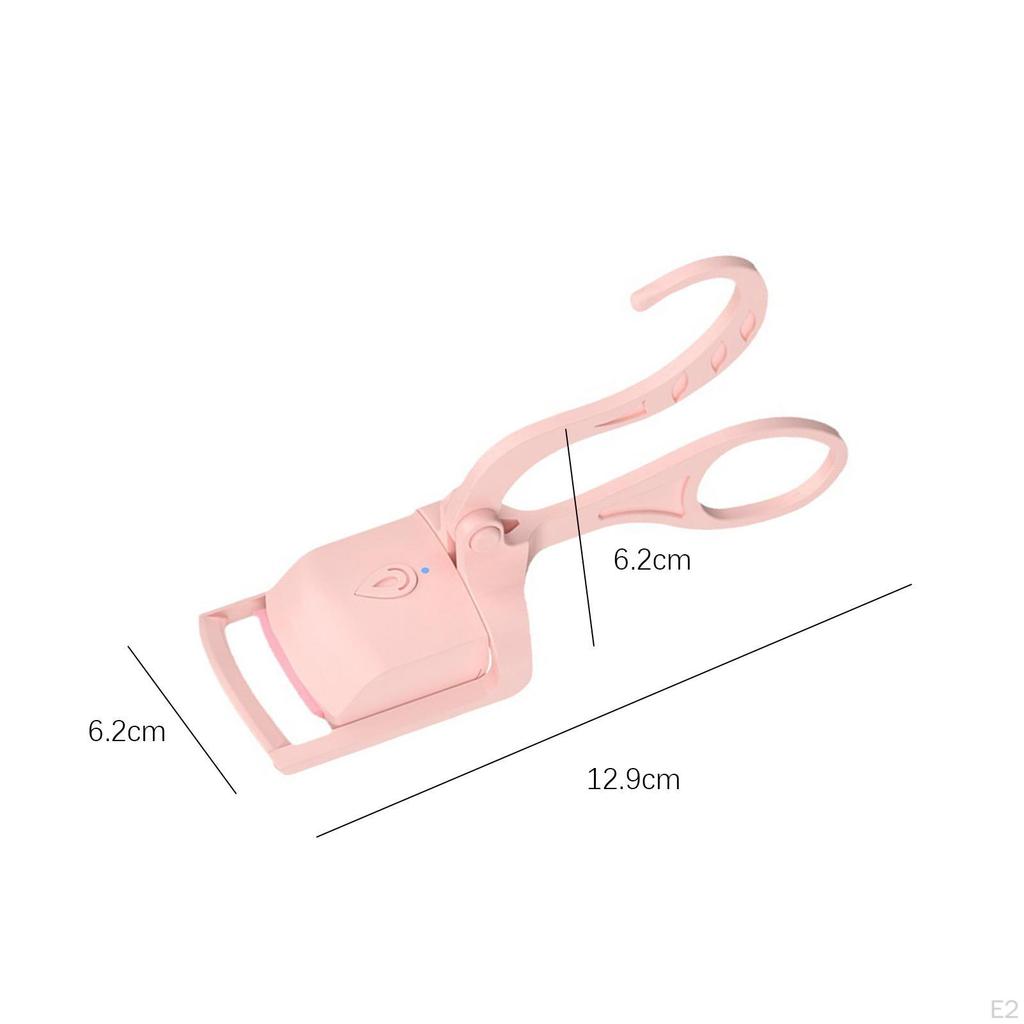 Handgehaltener beheizter Wimpernformer, Tragbar, Schnelles Vorheizen, Einfach zu bedienen, USB-Schönheitszubehör