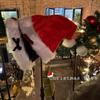 Joyeux Noël Décoration Chapeau de Noël Père Noël Chapeau en peluche rouge Chapeau de Père Noël Enfants