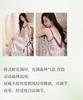 Xuan Liang [with chest cushion] Sleeping skirt for women in summer, thin woven pure cotton suspender, super long skirt, sexy vacation style pajamas
