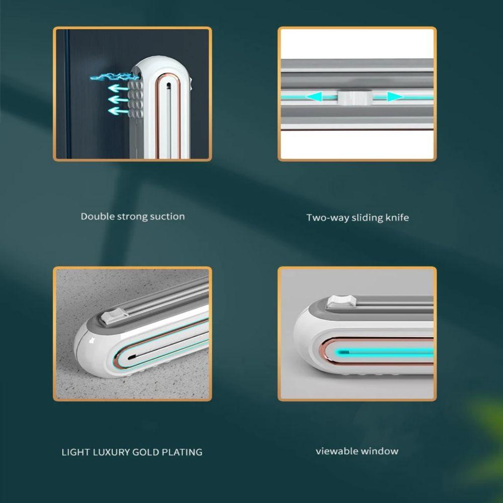 Magnetický plnitelný dávkovač plastové fólie s řezačkou, dávkovač hliníkové fólie s řezačkou, dávkovač fólie, kuchyňský nástroj