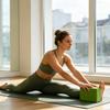1/2 ks EVA jógový blok podpůrný lehký pilates meditace protiskluzový pěnový blok vysoká hustota fitness posilovna bloky jógové doplňky