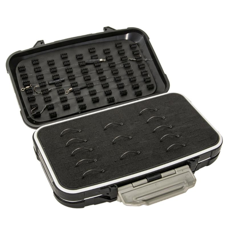 Durable Fly Fishing Tool Kits Box Four-sided Waterproof Fishing Fly Box Easy-Grips Fishing Gear Combos Fly Fishing Box