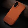 Business Leather Iron On Nylon Fabric Case For For Iphone 17 Air 16 1 14 13 12 Pro Max Plus Borderless Cooling PC Shockproof Cover