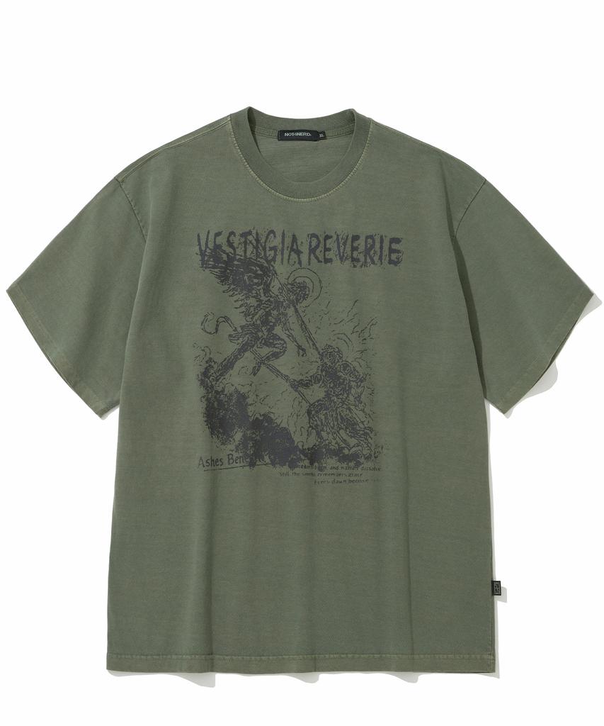 NOT4NERD Uprising Pigment T-Shirts - Khaki